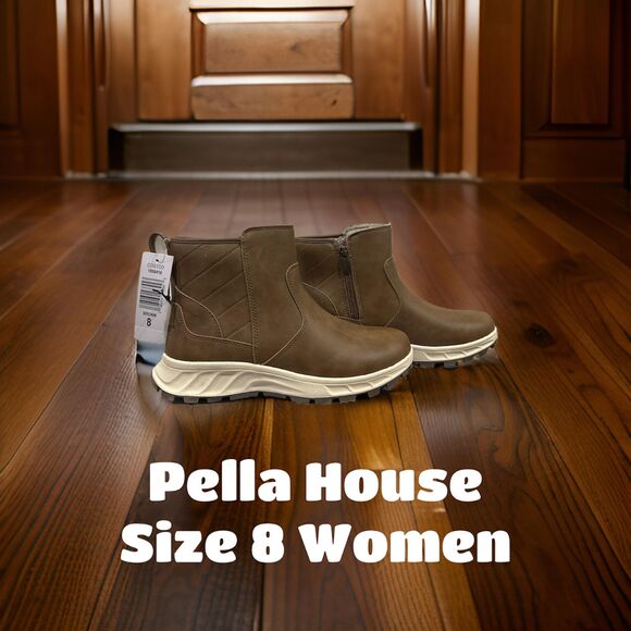 Khombu Women's Dusk Boots All Weather Brown Size 8 - Picture 6 of 6